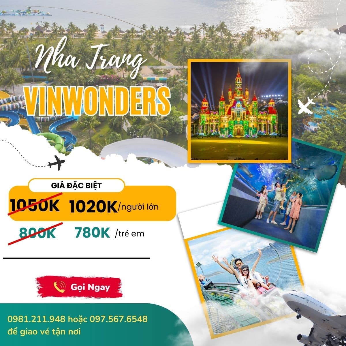 Trải nghiệm VinWonders Nha Trang 2026
